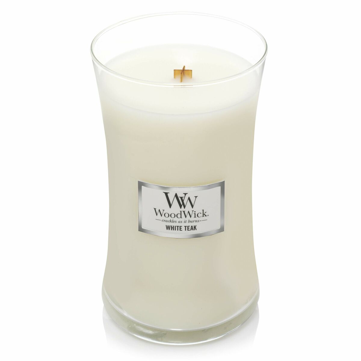 

Woodwick Core Large White Teak Scented Candle 609 g