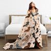 Dachshund Blankets Dogs Animal Flannel Vintage Breathable Throw Blankets for Bed Sofa Autumn/Winter