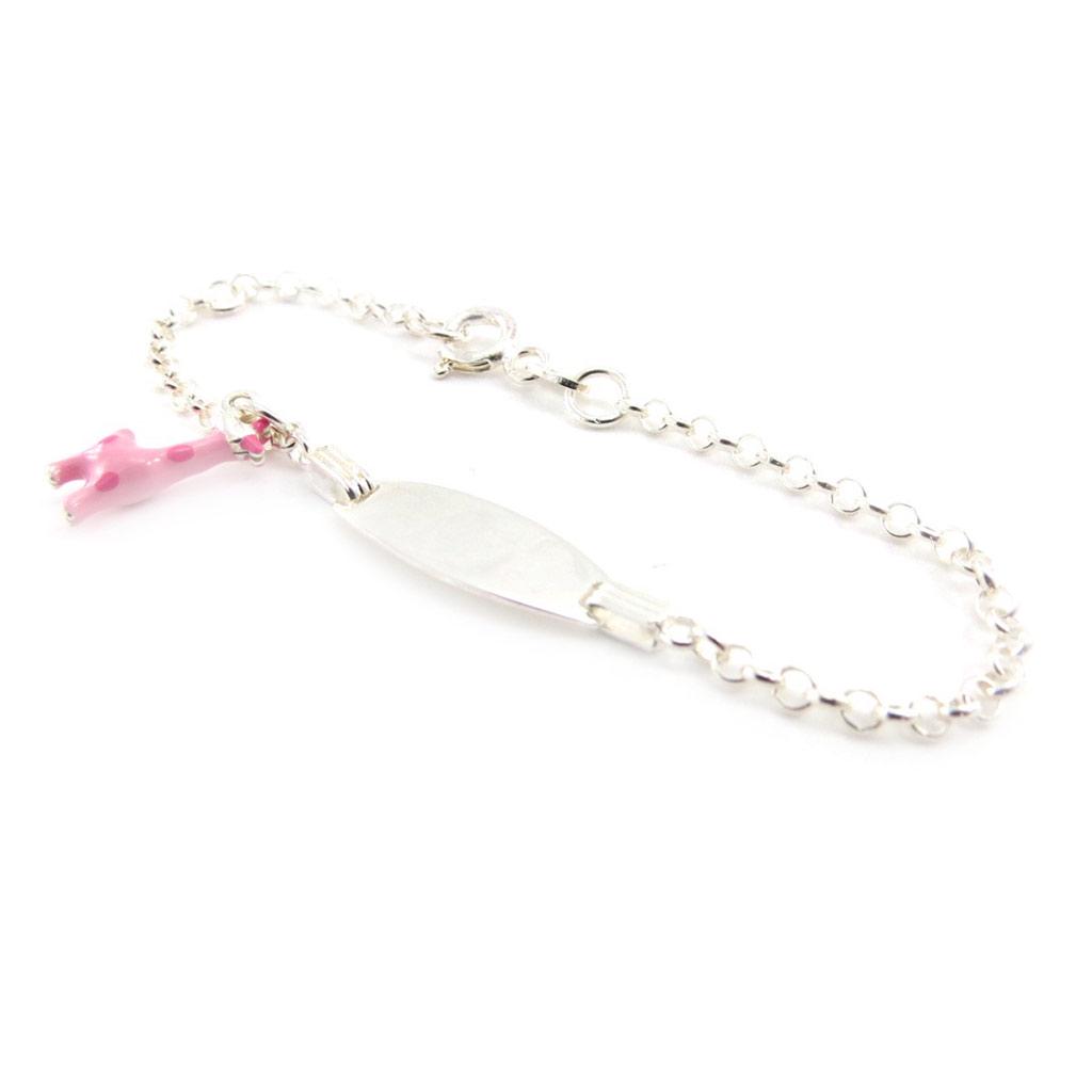 Les Trésors De Lily [C5633] - Corrente prateada 'Girafa Bambino'