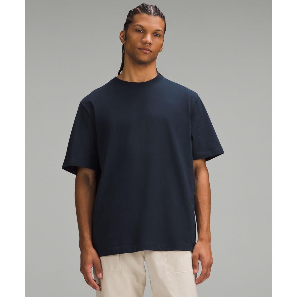 

Lululemon Футболка из тяжелого хлопкового джерси True Navy XXL