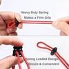 10Pcs Two Hole Cord Lock Spring Mechanism Clip Plastic Stopper Adjustable Shoelace Accessorie For Sportswear/Shoes/Elastic Band
