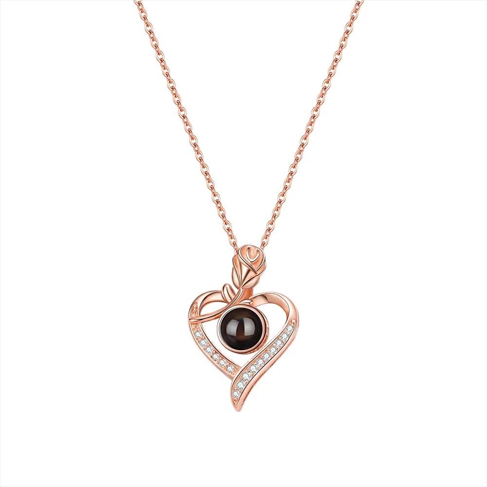 

Подвеска Love Rose Loves You на ключицу, простая, повседневная, универсальная