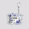 Hot Boarding Pass Keychains for Accessories Bag  NEW YORK TOKYO SEOUL PARIS LONDON Travel Souvenir Tickets Keyring Friends Gifts