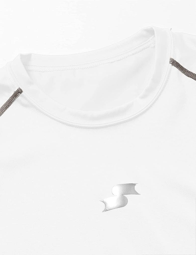 SSK Soft Low Neck Sleeve Fitted Undershirt SC 3/4