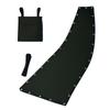Hanging Swing Chair Replacement Cloth Accessories 64x197x23CM Black Seat Cloth For Garden Textilene Hanging Swing Chair Decor