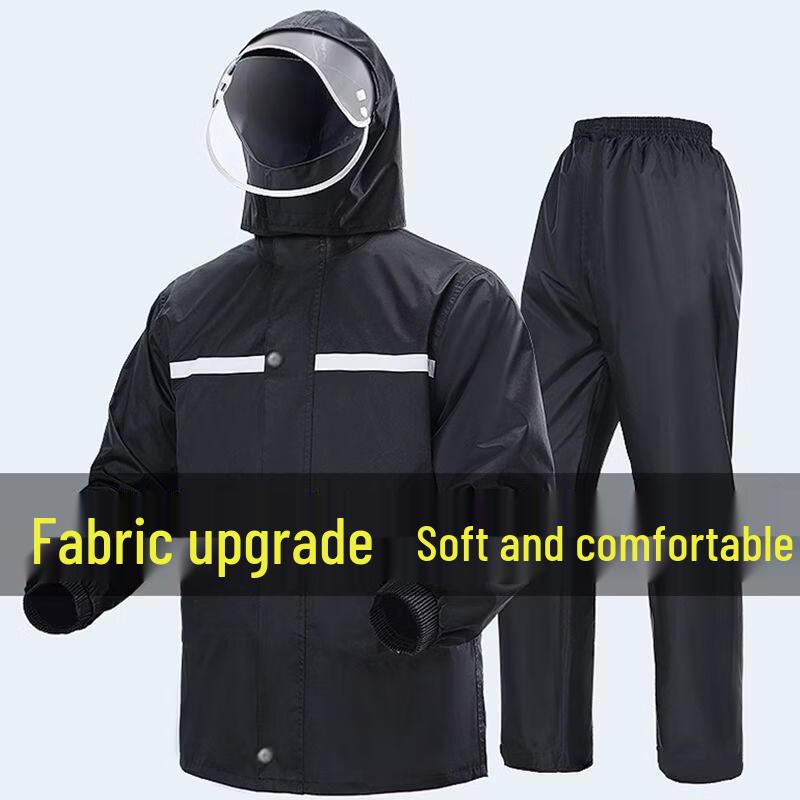 Reflective Split Raincoat and Rain Pants Set