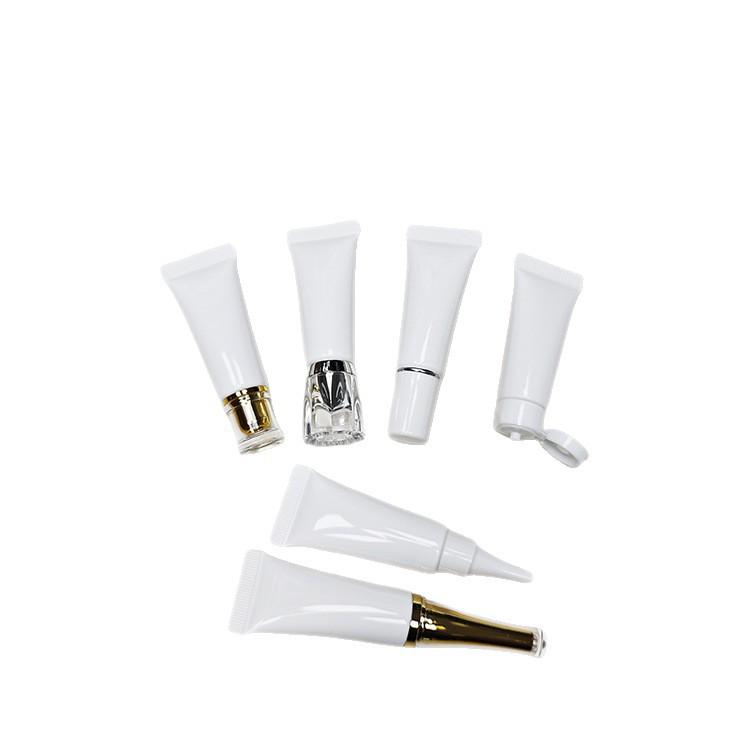 In Stock 10g Eye Cream Empty Tube - Milky White Refillable Skincare Cosmetics Packaging 