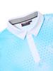 PIRETTI Snowflake Print Polo Shirt M_Light Blue