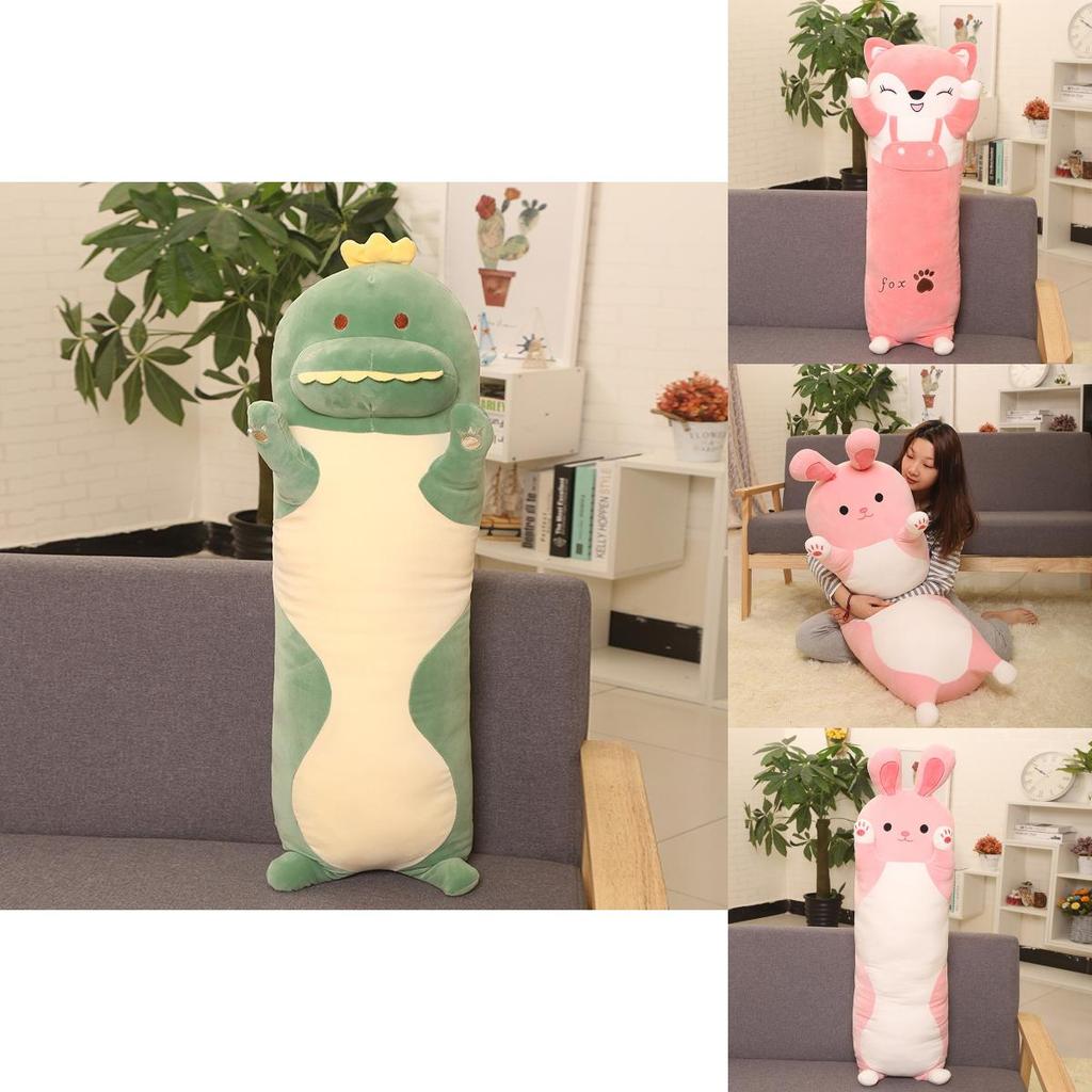 Cute Cartoon Animal Soft Plush Long Pillow For Total Enveloping Comfort
