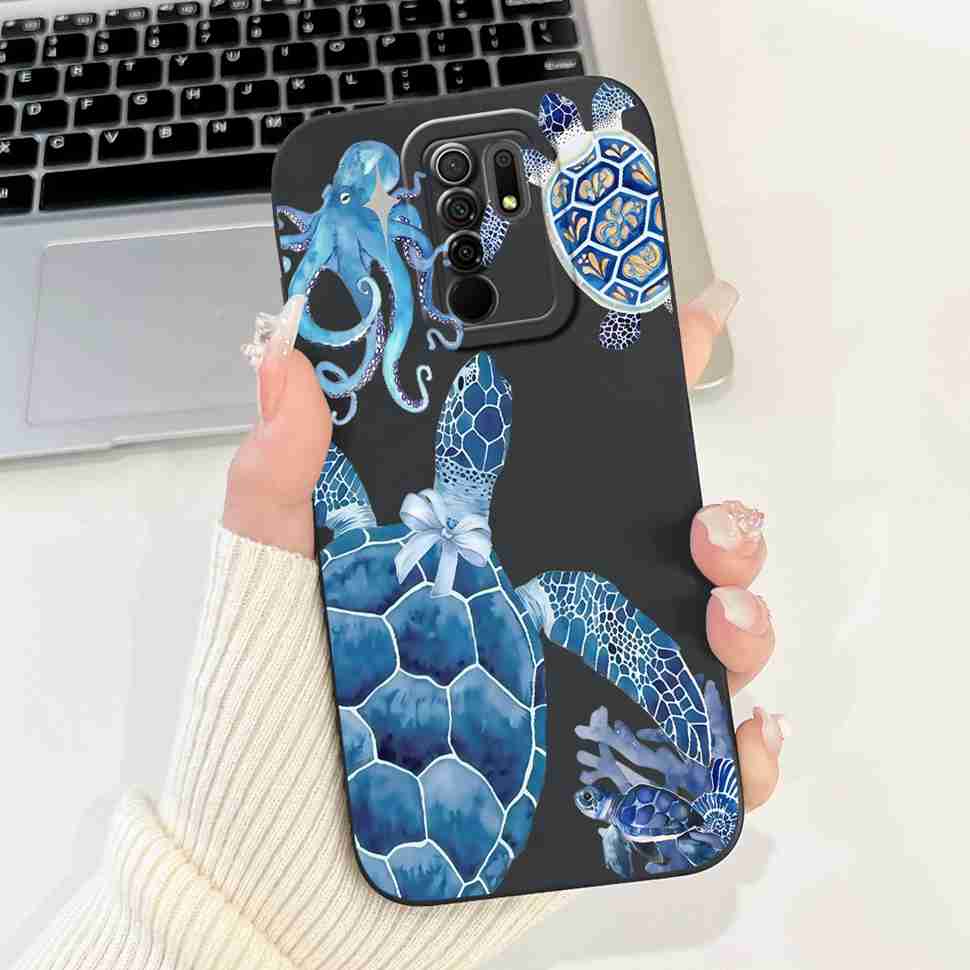 For Xiaomi Redmi 9 Case Cute Cartoon Rabbit Cat Soft Silicone Cover For Redmi 9 M2004J19AG M2004J19G Bumper Phone Case Funda