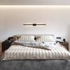 Modern Simple Linear Tube Wall Lamp LED Up Down Background Opposite Wall Light LED Bedside Foyer Corridor Black Gold LED Sconce