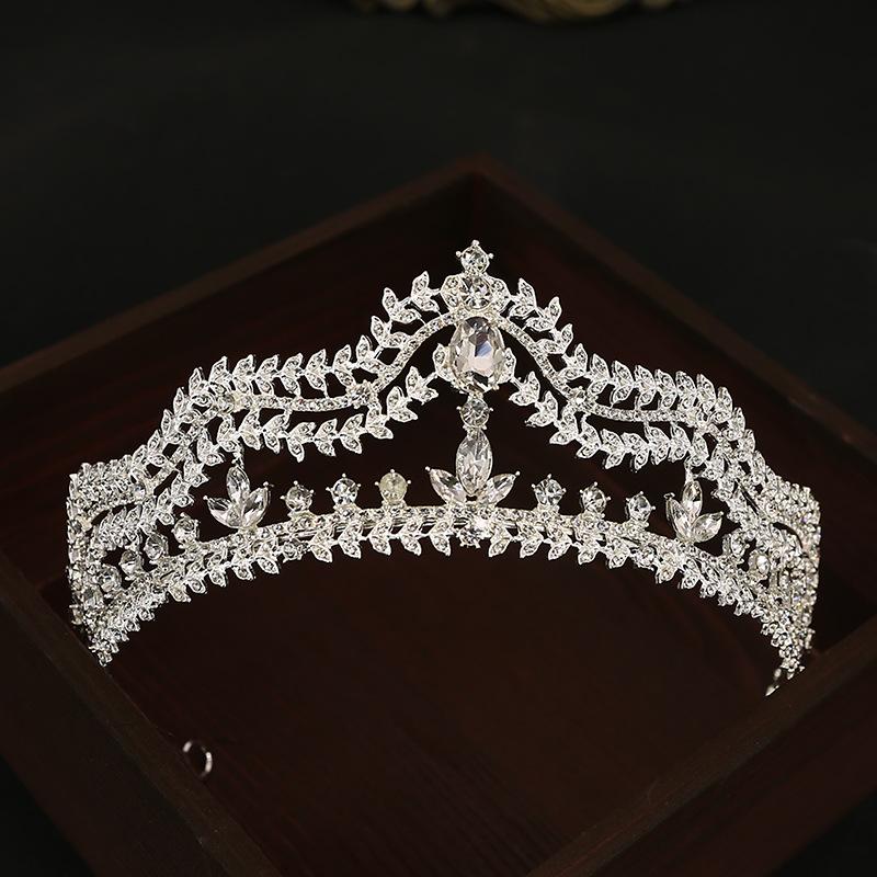 

Свадебное платье, головной убор, высококачественный кристалл, корейский стиль, свадебная фея невесты, супер сказочная корона для взрослых, день рождения, принцесса, величественная девушка