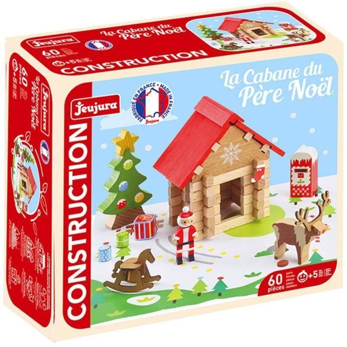 Santa's Cabin - Construction Set - JEUJURA - 60 Pieces