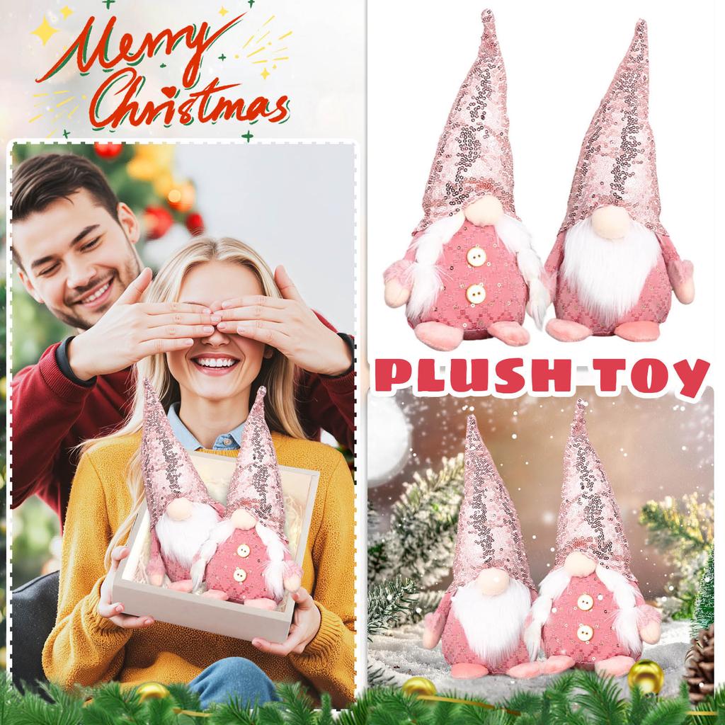 Rudolf Doll Christmas Day Old Man Snowman Plush Doll Window Decoration Christmas Tree