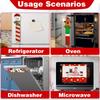 7pcs Christmas Appliance Handle Covers Kitchen Holiday Decor Microwave Fridge Oven