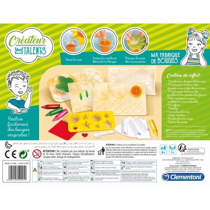 Clementoni - Créateur de Talents - Ma fabrique à bougies