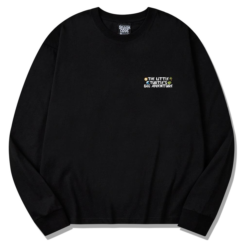 Seupeullaesikodeu Long Sleeve Black - Momo'S Big Adventure
