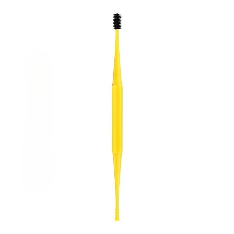 Pulisci orecchie in silicone morbido, pulisci orecchie a doppia estremità, cucchiaio per cerume, strumento per la pulizia delle orecchie a spirale, curette a spirale