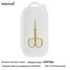 Stainless Steel Pointed Cuticle Scissors - Professional Manicure Tool for Delicate Skin Removal.