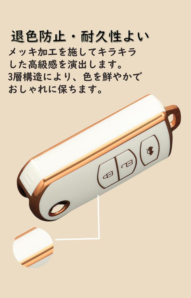 Ontto Mazda Key Case Key Holder Key Cover TPU Material