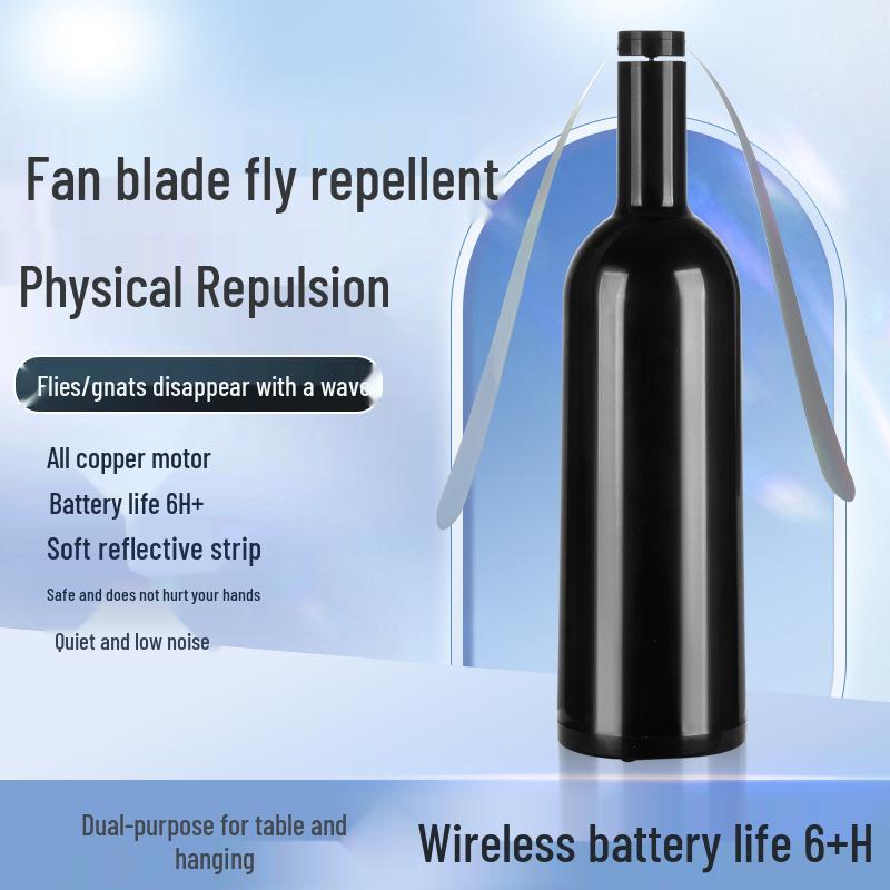 Rechargeable Mosquito & Fly Repellent Fan with Ultra-Quiet Design for Household Use