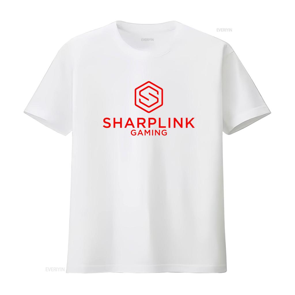 Sharp Link Gaming T Shirt Stylish Red Logo Design for Enthusiasts vintage Washed graphic fashion Unisex designer clothes