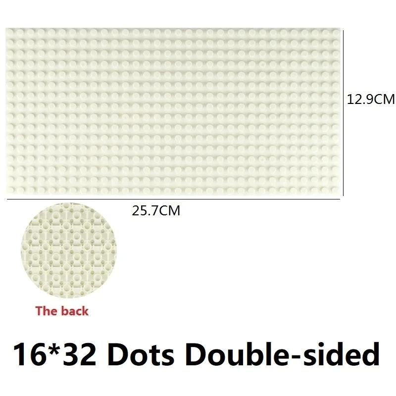 32x32 32x16 Dots Classic Building Blocks Base Plate MOC DIY Plastic Colorful Classic Brick Compatible for City Figures Kids Toy