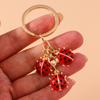 Cute Enamel Ladybug Keychain Animal Keyring Pendants for Car Key Holder Women Girls Handbag Accessories DIY Jewelry Gift