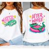 Comfort Colors Funny Later Gator Shirt, After While Crocodile Tee, Funny Summer Shirt, Trendy Beach Vacation Shirt, Front Back Tee Gift