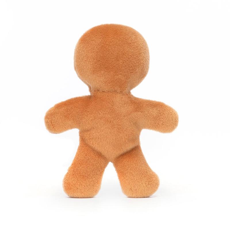 JELLYCAT Fun Food Series Fool Gingerbread Man Cute Fun Doll Plush Doll 10cm High
