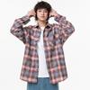 New Japanese Mid-length Shirt for Spring for Men's Fashion Trend Casual Plaid Shirt