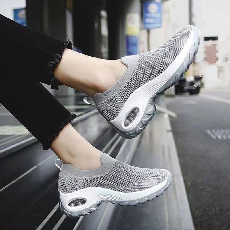 Fashion 2025 Fashion Ladies Shoes Slip-on Women's Vulcanize Shoes New Round Toe Outdoor Slip-Resistant Casual Breathable Sneakerszapatos