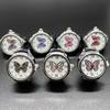 Montre Anneau pour Femmes et Hommes Montre Analogique à Quartz Cadran à Chiffres Romains Bracelet