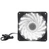 Chassis Fan Computer Cooler PC Accessory 3 Wire 15 Light Mute LED Streamer Colorful 12CM