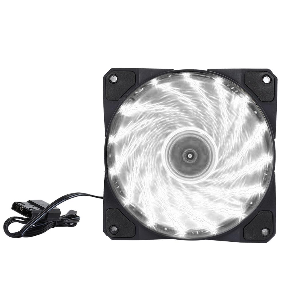 

Chassis Fan Computer Cooler PC Accessory 3 Wire 15 Light Mute LED Streamer Colorful 12CM Type 2