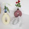 Oval Stripe Silicone Vase Mold Non Toxic Epoxy Resin Mold Reusable Mold Soap Mold  Craft Workshops