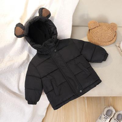 2-8 Years Kids Thicken Warm Jackets Children Outerwear Cold Winter Plush Thick Coat for Baby Boys Girls Cotton Coats