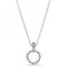 Pandora Double Circle Pendant   Necklace  399487c01