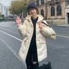 Winter new versatile fashion hooded loose cotton clothes women's foreign look thin leave-in cotton coat