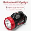 Leistungsstarke wiederaufladbare LED-Hand-Taschenlampe: Langstrecken-Taschenlampe 2000m für Feuerwehr, Patrouille und Hochwasserschutz