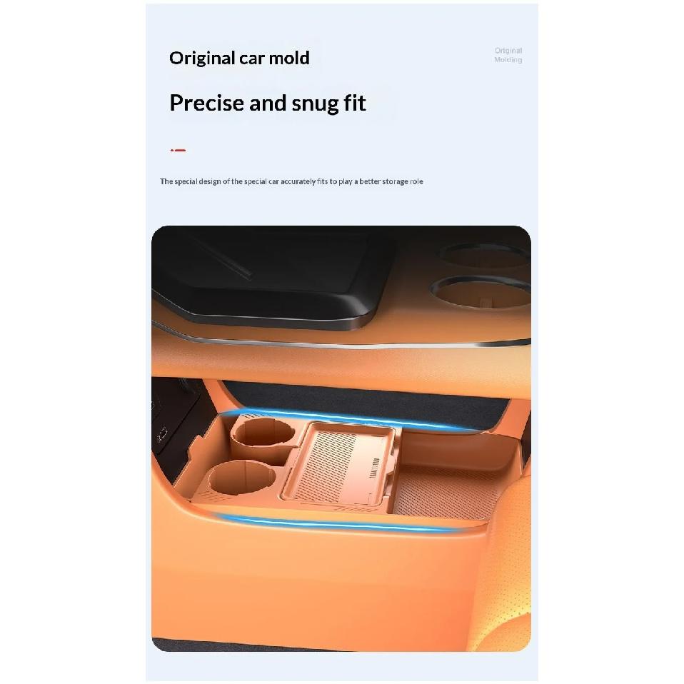 Suitable for 26 Models of Gac Aion I60/aion V Under-center Console Storage Box Multi-functional Lower Storage Box Accessories