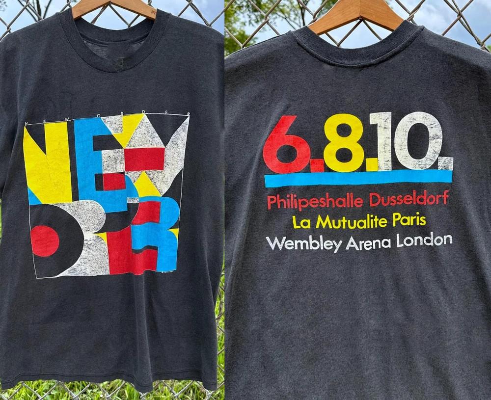 New Order band tour Cotton Unisex T-Shirt Full Size TA103 Unisex T-Shirt M