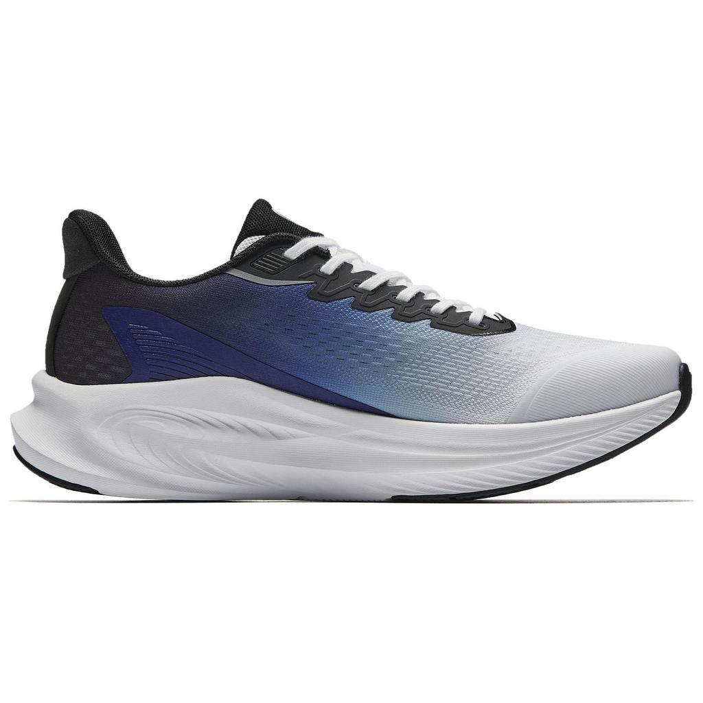 New Anta Anti-Slip And Wear-Resistant Lightweight Low-Top Casual Running Shoes Men's White Blue Black 912515511-4