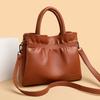 Fashionable Women's Handbag Cloud Pleated Single Shoulder Crossbody Bag Large Capacity