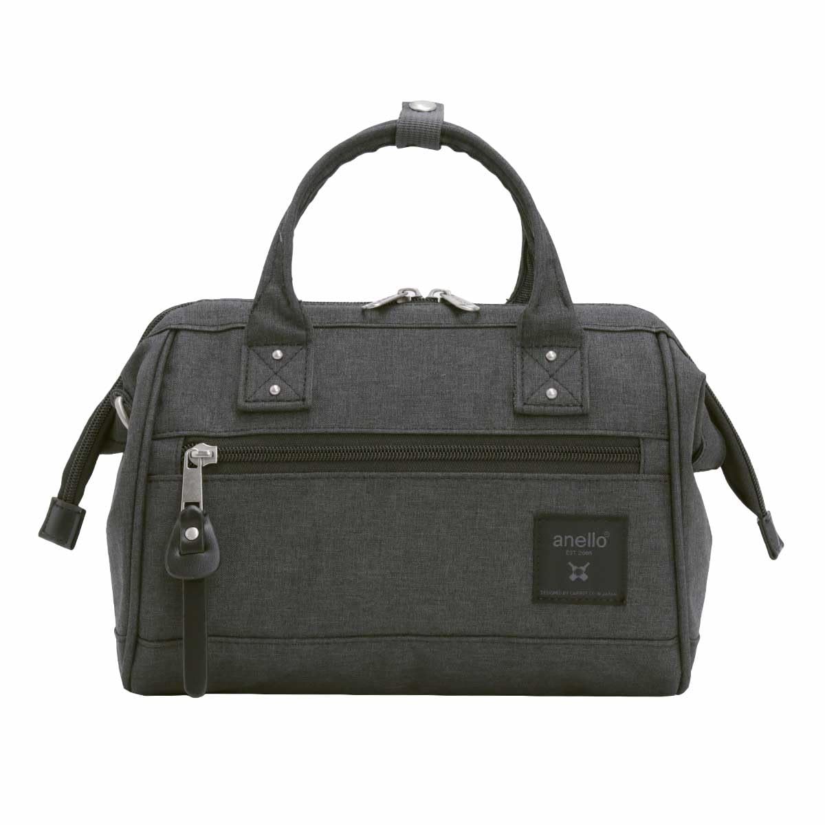 

Clasp Mini Shoulder Bag ATB4685 BK [Anello] CB-HEATHER