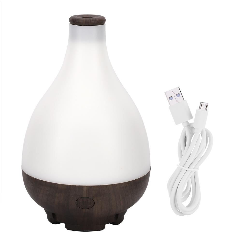 Ultrasonic Mini USB Humidifier Air Purifier Car Bedroom Office (Dark Color)