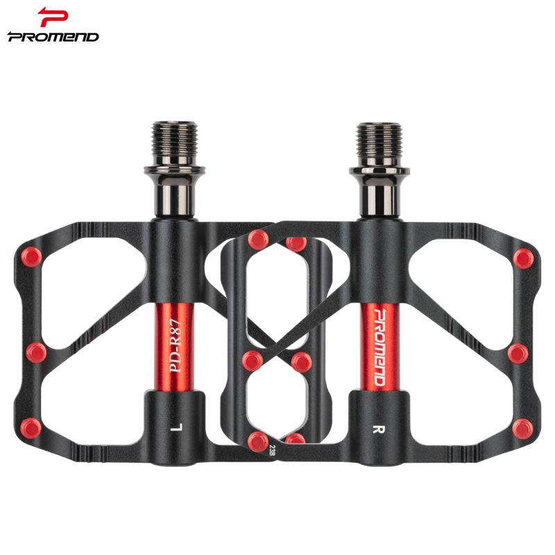 PROMEND M86 Aluminum Alloy Three-Bearing Bicycle Pedals for Mountain and Road Bikes