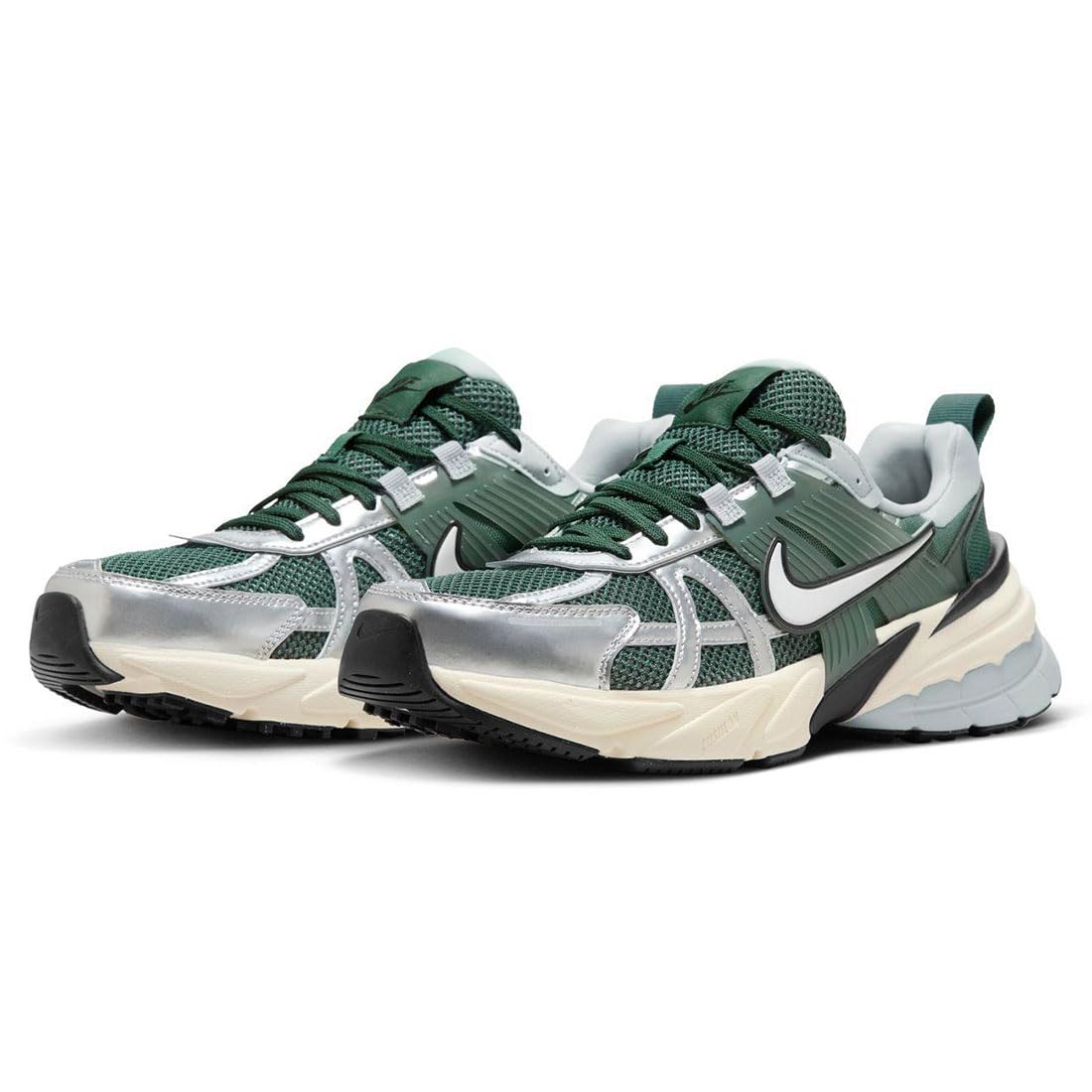 Nike V2K Size Run, Gray/Green, HJ4497-300, 26.5cm