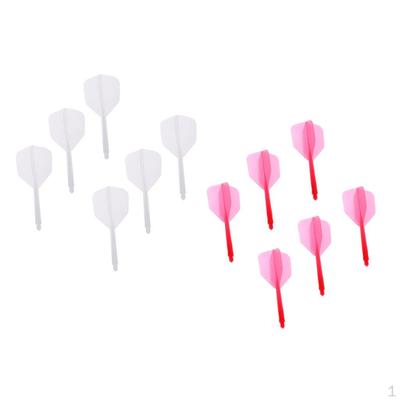 2 Sets 12 Pcs Transparent Shafts S Accessory ABS Plastic Stems Outdoor Sports Professional