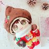Snowman Cotton Doll Suit Set Lollipop Plush Toy Clothes Cotton Doll Clothes  Children's Gift